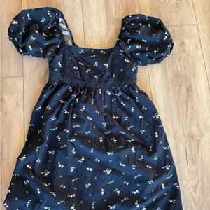 Celebrity Pink Navy Floral Kids Dress